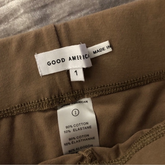 Good American Essential Lounge Legging Putty Size 1/Small taupe tan compression - Picture 4 of 12